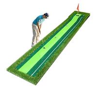 Putting Green Practice Mat, Wrinkle-Free Surface with Realistic Green Speed, Golf Training Equipment for Indoor & Outdoor Use, Perfect for Home, Backyard