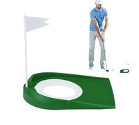 Putting Hole | Precision Adjustable Folding Training Tool | Practice Hole with Putter and Drop - for Indoor, Outdoor, Garden, , Backyard, Office, Home