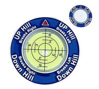 Putting Level Gauge - Bubble Tilt Finder, Portable Assist | On-Course Reader Device, Compact Visual Aid for Reading Slopes, Golf Accuracy Enhancer for Practice Green Strategy, Player Focus Booster