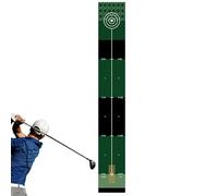 Putting Mat - Rectangle Training Mat Trainer, Putt Practice Mat | Indoor Golf Putting with Non-Slip Backing Golf Putt Training Aid,