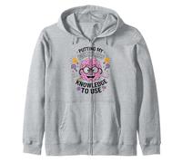 Putting My Pointless Knowledge To Use Quiz Trivia Lovers Zip Hoodie