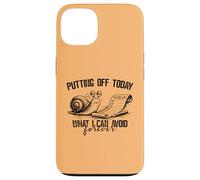 Putting Off Today Forever Funny Snail Procrastination Humor Case for iPhone 13