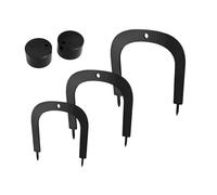 Putting Practice - Adjustable Metal Swing Alignment Gate with Non-Slip Foot, Compact Height 15 cm | Indoor Training Accessory for the Garden 'are