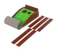 Putting Practice Mat - Hardwood Farm Non-Slip , Golf Training , Smooth Roll Simulation Set | Program to Improve Striking Accuracy for Players, Beginners, Enthusiasts
