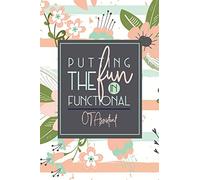 Putting The Fun In Functional OT Assistant: A Pink + Green Stripe Floral OTA Notebook | Gift For OT Assistants