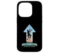 Putting the Up in Startup Data Signal Tower Climber Case for iPhone 14 Pro