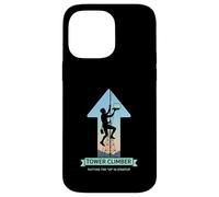 Putting the Up in Startup Data Signal Tower Climber Case for iPhone 14 Pro Max