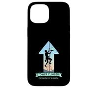 Putting the Up in Startup Data Signal Tower Climber Case for iPhone 15