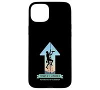 Putting the Up in Startup Data Signal Tower Climber Case for iPhone 15 Plus