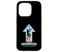 Putting the Up in Startup Data Signal Tower Climber Case for iPhone 15 Pro