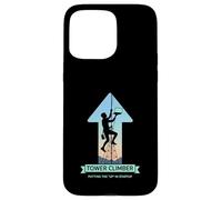 Putting the Up in Startup Data Signal Tower Climber Case for iPhone 15 Pro Max