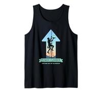 Putting the Up in Startup Data Signal Tower Climber Tank Top