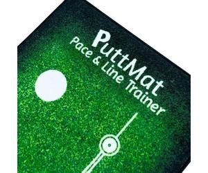 Putting Training Aid Masters Golf FatPlate Pace and Line Trainer PuttMatt Uni, 3,05 m, 3050 x 660 mm