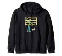 Putting Up Shelves Zip Hoodie