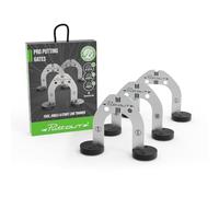 PuttOUT Pro Putting Gates - Golf Training Aid for Face Angle Control with 3 Adjustable Gate Sizes