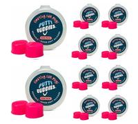 Putty Buddies Floating Earplugs for Swimming & Bathing (Invented by Physician) Keep Water Out (10-Pair) Hot Pink