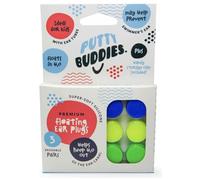 Putty Buddies Floating, Silicone Ear Plugs, Pack of 3 Pairs, Blue, Yellow & Green