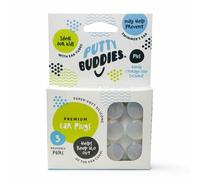 PUTTY BUDDIES Original Swimming Earplugs - Super Soft Moldable Plugs - Block Water - Comfortable - Great for Kids - 3-Pair Pack (Clear)