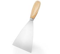 Putty Knife, 3 Inch Metal Scraper, Wooden Handle Spackle Knives for Drywall, Decals, Wall Paper, Patching, Painting, Taping, Scraping Coating
