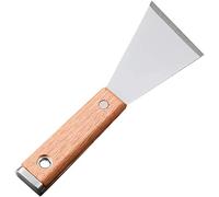 Putty Knife,Paint Scraper Spackle,Scraper Tool,Paint Scraper,Putty Knife Flexible Stainless Steel and Durable Solid Wood Handle for Remove Wallpaper DIY Decoration Paint Cleaning,Oblique Knife