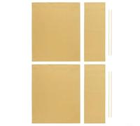 Puupaa 2 Pack Chair Replacement Canvas, Directors Chair Seat Cover Kit Foldable Washable Outdoor Furniture Covers Protector for Home Garden Club Chairs(Khaki)