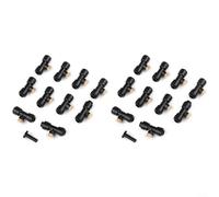 Puupaa 20-Piece Misting Nozzles Kit Outdoor Cooling System Low Pressure Atomization Spray Heads for Garden Patio Pool Mist Irrigation 1/4 Inch Quick Connect