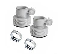 Puupaa 2PACK Pool Hose Conversion Adapter Kit 1.25 to 1.5 Inch Swimming Pool Fitting Connector 38mm Hose Adapter for Intex B-Series Model 25009