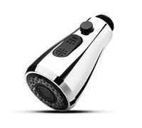 Puupaa 360°Swivel Spout Universal Kitchen Pull Out Spray Head Replacement Sink Faucet Basin Mixer Tap 1/2inch