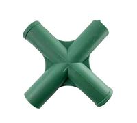 Puupaa 8PCS Fitting 19MM 4 Types Stable Support Heavy Duty Greenhouse Pipe Frame Building Connector, Suitable for Grape Trellis Sunscreen Shed Gardening-2#