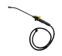 Puupaa Adjustable Replacement Sprayer Wand with Hose, Lockable Handle & Stainless Steel Nozzle, Multi-Length Garden Watering Tool(58cm)