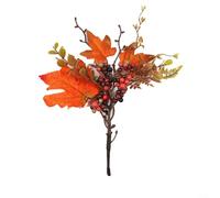 Puupaa Artificial Leave Branches, Autumn Artificial Leaf, Autumn Leaves Decorations for Home Kitchen Thanksgiving Autumns Table Centerpieces(G)