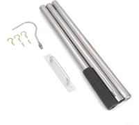 Puupaa Attic Ladder Pull-Down Hook System Kit, Scalable Loft Ladder Pole, Loft Hatch Pole Replacement for Rope and Cord, Pull Hook Tool for Home Hotel Apartment