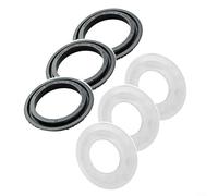 Puupaa for Geberit Toilet Tank Seal, Flush Valve Gasket Replacement Parts For Bathroom Cistern System(3Pairs)