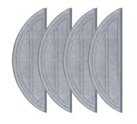 Puupaa Microfiber Mop Cloth Replacement Pads for Roborock Q10 S5/Q10 S5+/Q10 VF/Q10 VF+/Q10V/Q10V+ Robot Vacuum Cleaner Accessories(4 PACK)