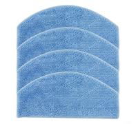 Puupaa Microfiber Mop Cloths for Laresar Mars01 for Lubluelu Robot Vacuum Cleaner, Easy Install Floor Cleaning Accessories, Washable Reusable Pads(4 PACK)