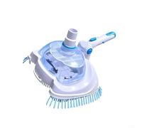 Puupaa Pool Vacuum Head with Integrated Brush for Efficient Debris Removal and Easy Maneuverability, Connects to Standard Pool Hoses