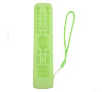 Puupaa Protective Remote Case for TCL RC716/RC833 Remote Control, Silicone Case Anti-Drop Protection Cover with Precise Button Cutouts and Lanyard(Night Green)