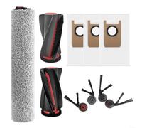 Puupaa Replacement Parts for Eufy for Omni for S2 Vacuum Cleaner, Main Brush, Side Brushes, Dust Bags(A)