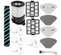 Puupaa Replacement Parts for SHARK for PowerDetect for DUOCLEAN IP3251EUT, IP3251C, IP3252 Robot Vacuum Cleaner, 1 Roller Brush,1 Filters,2 HEPA Filters,4 Pre-Filters,4 Foam Filters