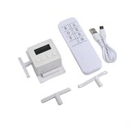 Puupaa RF Remote Control Timer Switch for Lights - Automatic On/Off Countdown Function, Wall-Penetrating Wireless Operation, for Dormitory & Home Use