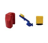 Puupaa Side Handle Shutter Button Kit For DJI Action3/4/5 With Storage Bag And Hot Shoe Cover, Made From EVA Material For Camera Accessory Organization(3 piece set)