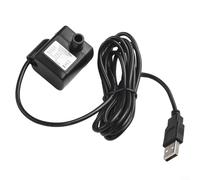 Puupaa Solar Powered Fountain Pump, Black Plastic Fountain, 7V 1.2W, 200L/H, 30-60cm Spray Height, Garden Pond Pool Fish - 1 PC