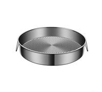 Puupaa Stainless Steel Round Baking Pan Set, 24-32cm Nonstick Cake Tins, Versatile Steaming Tray for Cheesecakes, Quiches, Deep Dish Pizzas, Oven and Freezer(28CM)