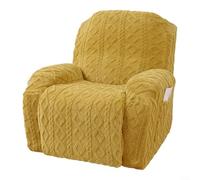 Puupaa Thickened Jacquard Sofa Cover for Lounge Chair, Elastic Full-wrap Protection for Rocking and Massage Chairs(4)