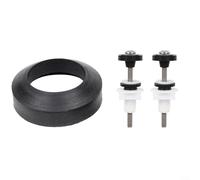 Puupaa Toilet Cistern Seal Kit, Close Coupling Bolts, Nuts, Cistern Seal Pan Rubber Washer for 2 and 3 Flush Valve Openings