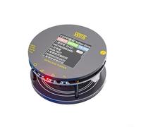 Puupaa Wireless Charging Tester with 1.54" LCD, Qi2 MPP EPP BPP Protocol for Power Meter, Magnetic Design, Voltage Current Curve Display for Phone Pad Coil Testing