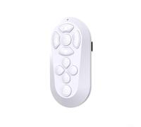 Puupaa Wireless Remote Control for Short Videos, E-Book Page Turning and Selfie, Compact ABS Shutter Compatible with Smartphones and Tablets(White)