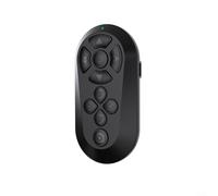 Puupaa Wireless Remote Control for Short Videos, E-Book Page Turning and Selfie, Compact ABS Shutter Compatible with Smartphones and Tablets(Black)
