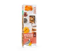 PUUR Twin Pack Peanut and Papaya Parrot Treat Sticks 140g