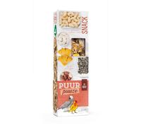 PUUR Twin Pack Pineapple and Peanut Parrot Treat Sticks 140g